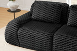LAURENT 82" Loveseat with 1 Ottoman