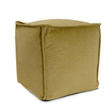 Qivuit Green Square Pouf