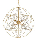 Zenda Gold Orb Chandelier