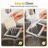 French Fry Cutter with 1/2 Inch and 3/8 Inch Blades, Stainle