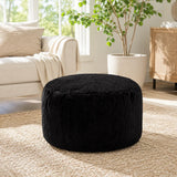 Foot Pouf Angora Ebony