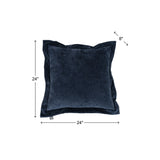 Komodo Navy Puff Ottoman Cover and Cushion