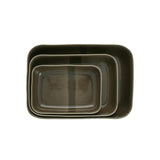 Svelte Olive Bakers, 3-Piece Set