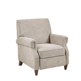 Push Back Recliner Lounge Chair, Sand *