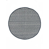Furley Navy Tall Pouf