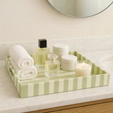 Soho Green Stripe Tray