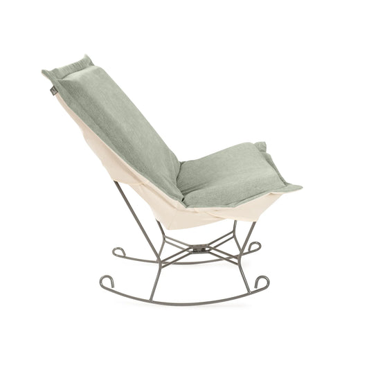 Komodo Sage Puff Rocker and Frame