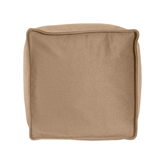 Qivuit Camel Square Pouf