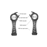 UNIVERSAL BOTTLE AND JAR OPENER SET- GREY