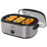 20 Qt Electric Roaster Oven with Removable Pan and Rack
