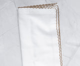 Cloth Napkins - Wedding Napkins - Shell Edge Napkin