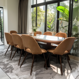 Edwin Modern Faux Leather Dining Chair (Set of 4)
