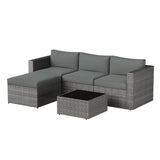 Wholesale 5-Piece Patio Furniture Set, All Weather Wicker Patio