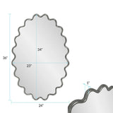 Cloud Mirror Charcoal