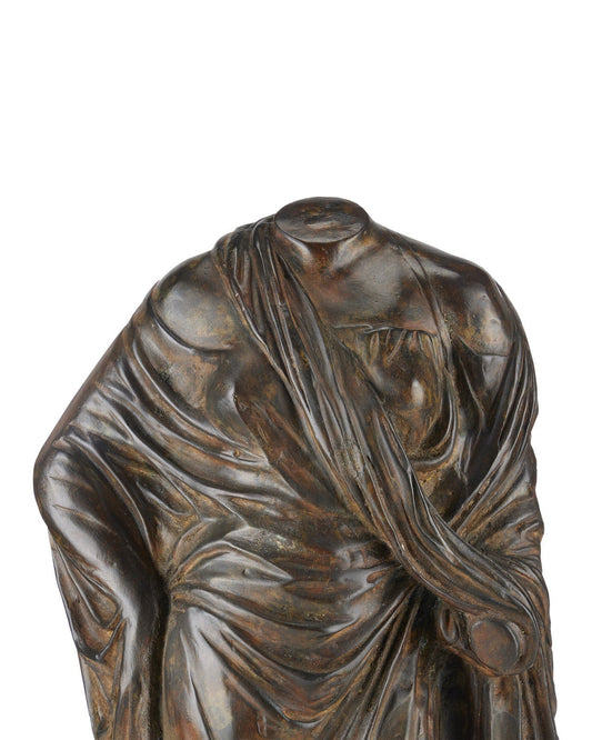 Greek Female Torso Bronze