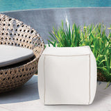 Square Pouf Seascape Natural