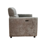 Modern Shelter Back Power Recliner, Beige*