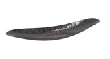 Chiseled Texture Black Iron Elongated Tray- Large