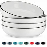 Kook Ceramic Pasta Bowls 40 oz, Set of 4