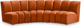 Infinity - 3 Piece Velvet Modular Sectional