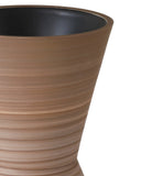 Happy 80's Brown & Pale Blue Vase Set of 2