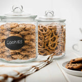 Kook Glass Storage Jars 1 Gallon Set of 2
