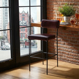 Ouston Leatrher Bar Stool