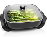 Moss & Stone 12-Inch Square Nonstick Electric Skillet