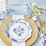 Blue Willow 9 in. Premium Paper Plates (Set of 16)