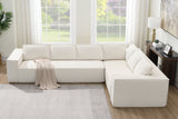 NOUVA 130" Chenille 6-Seater Sofa