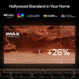 Long-Throw Projector Valerion Pro2 + AWOL Floor Rising Matte White Screen + Valerion ThunderBeat 5.1.2 Bundle