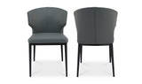 Delaney Dining Chair Grey - Set Of Two