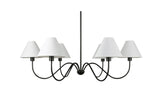 Whitney Chandelier Blackened Bronze