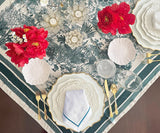 Light Blue Napkins - Embroidery Napkins