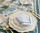 Light Blue Napkins - Embroidery Napkins