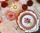Black Scalloped Napkins