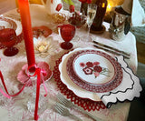Black Scalloped Napkins