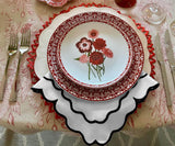 Black Scalloped Napkins
