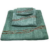 Embroidered Barbwire 3PC Towel Set, 2 MOQ