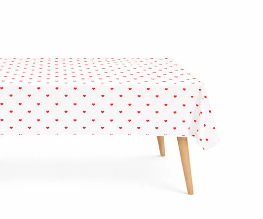 Heart Table Cover - Valentine's Day