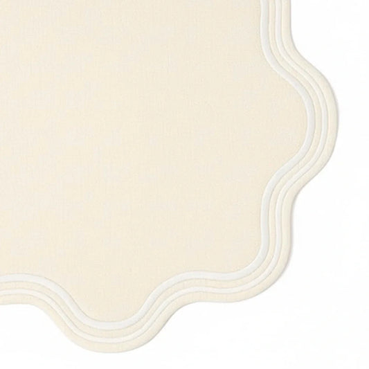 Ivory Round Placemats