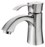 ANZZI Alto Elegant Mid-Arc Faucet (2.09" H), Single Hole, WaterSense & ADA Certified, Rhino Alloy Solid Brass, Various Finishes