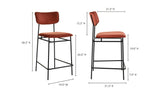 Sailor Counter Stool Amber
