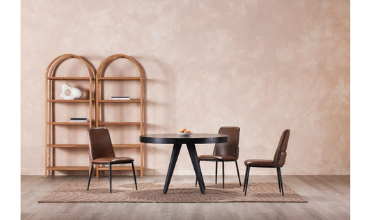 Douglas Dining Chair Dark Brown - Set Of Two