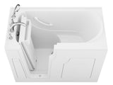 ANZZI Coupe Premier 53 - 60 in x 28 in. Soaking Walk-in Tub in White