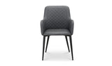 Cantata Dining Chair Slate Vegan Leather - Set of Two
