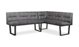 Hanlon Corner Bench Dark Grey