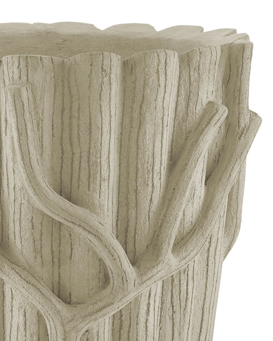 Large Faux Bois Planter