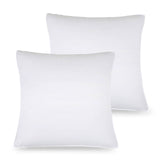eLuxury Down Alternative Medium Density Solid Pillows, Set of 2