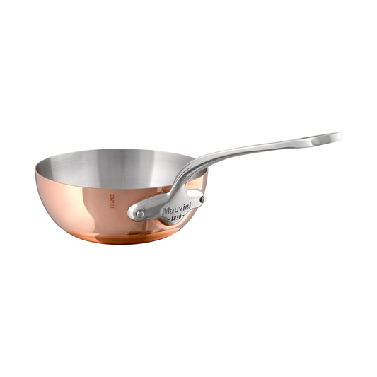 Mauviel M'Heritage M'150 S Copper Chef Pan With Cast Stainless Steel Handle